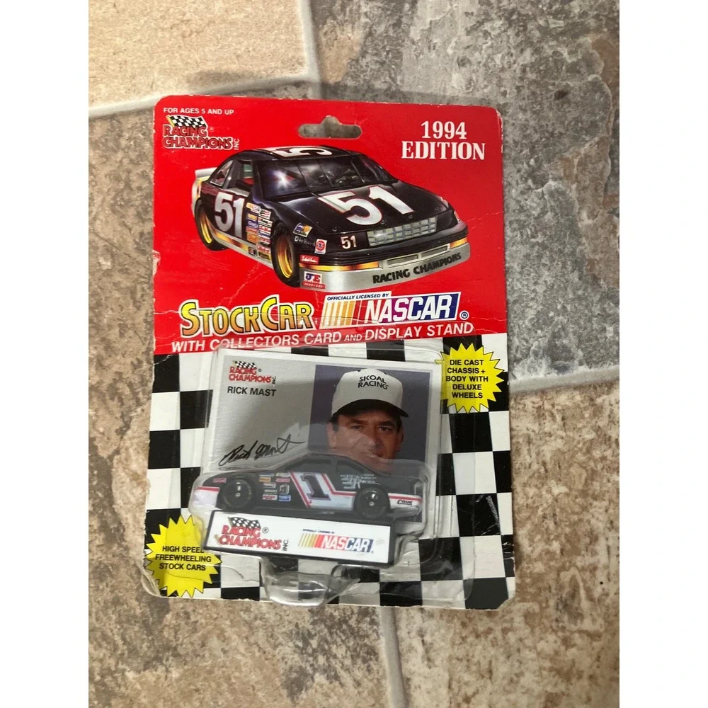 Racing Champions‎ 1994 Stock Car Rick Mast 51 Diecast NASCAR Collector Card